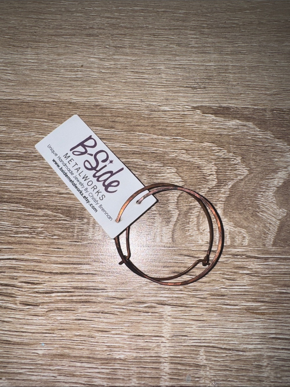 Artisan Metalworks Copper Hoop Earrings